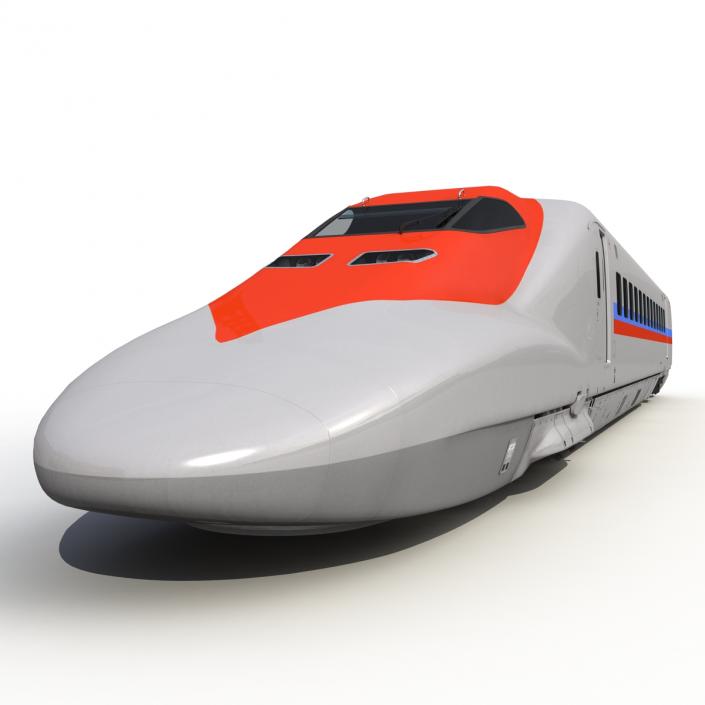 3D model Speed Train Locomotive Generic