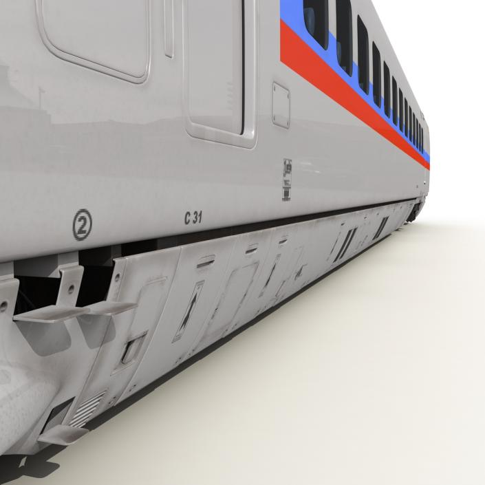 3D model Speed Train Locomotive Generic