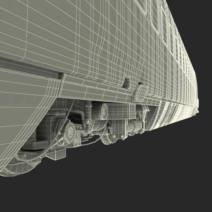 3D model Speed Train Locomotive Generic