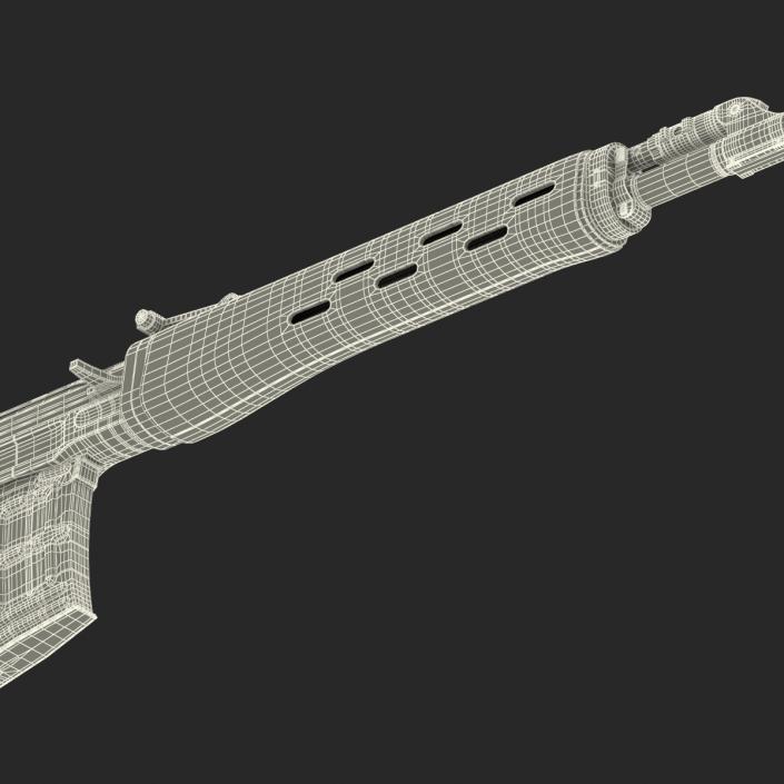 3D Russian SVD Rifle Wooden Handguard 2