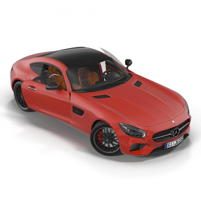 Mercedes Benz AMG GT 2016 Rigged 3D