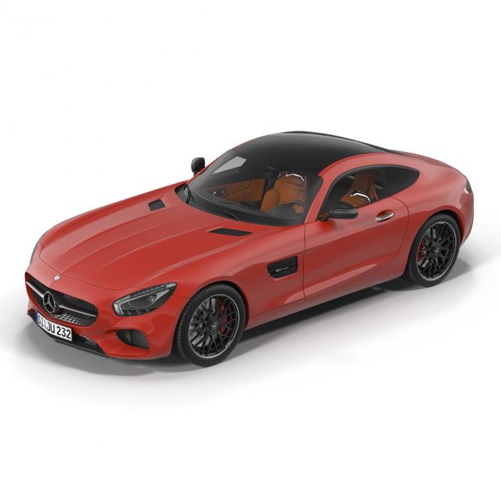 Mercedes Benz AMG GT 2016 Rigged 3D