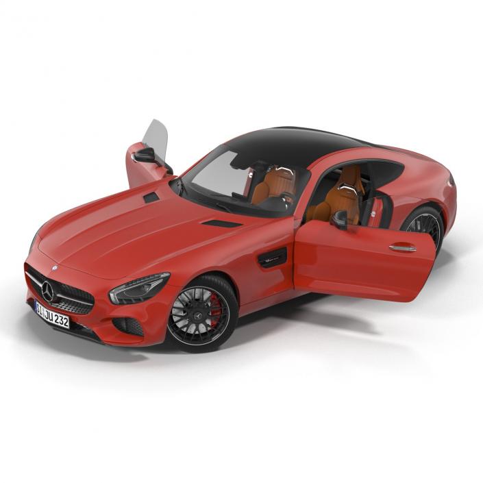 Mercedes Benz AMG GT 2016 Rigged 3D