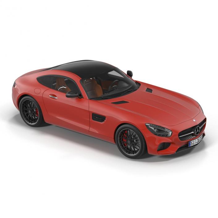 Mercedes Benz AMG GT 2016 Rigged 3D