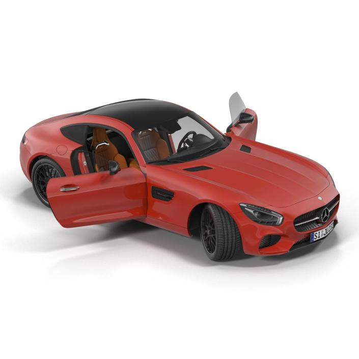 Mercedes Benz AMG GT 2016 Rigged 3D