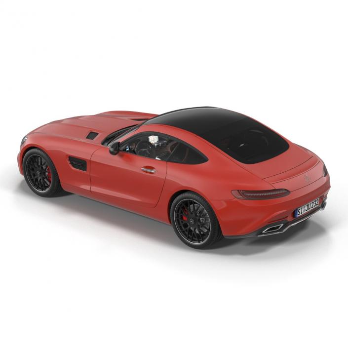 Mercedes Benz AMG GT 2016 Rigged 3D