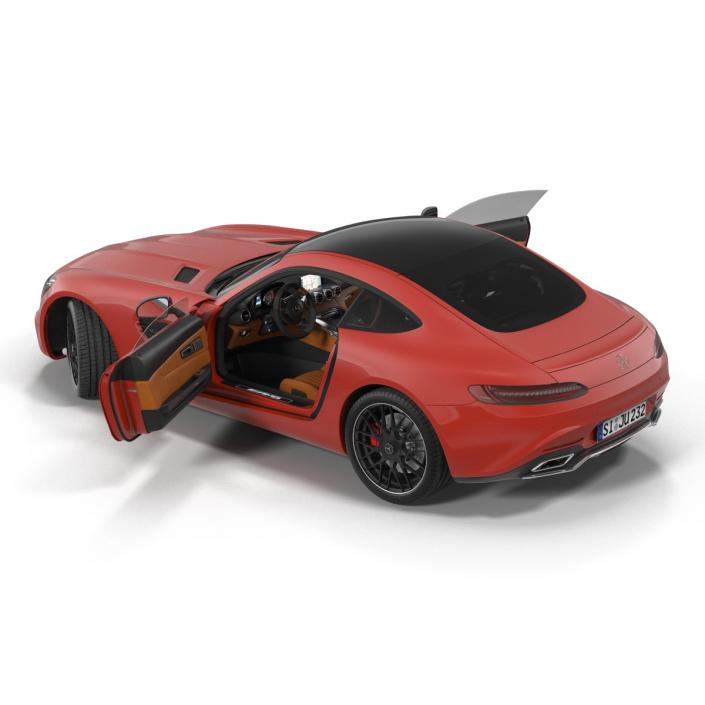 Mercedes Benz AMG GT 2016 Rigged 3D