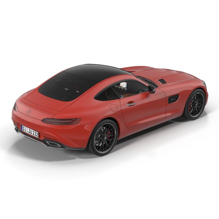 Mercedes Benz AMG GT 2016 Rigged 3D