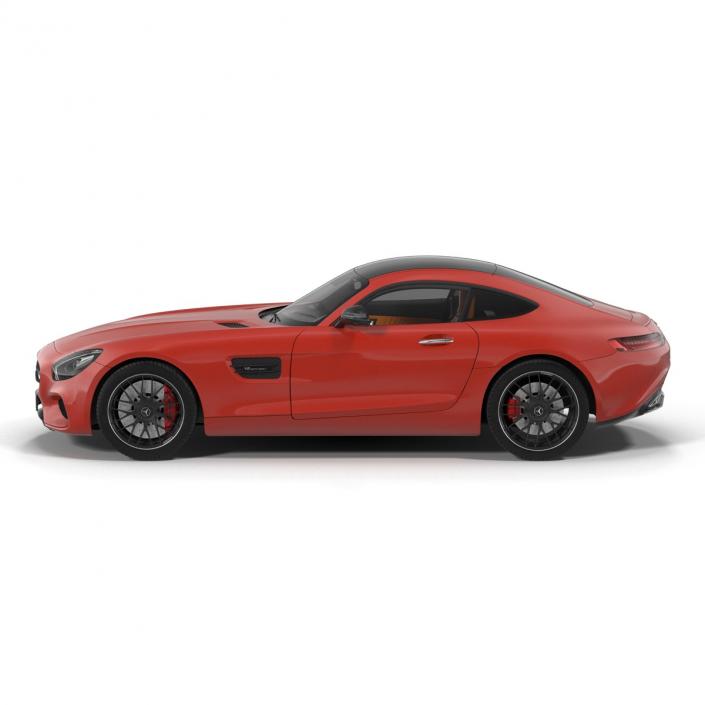 Mercedes Benz AMG GT 2016 Rigged 3D