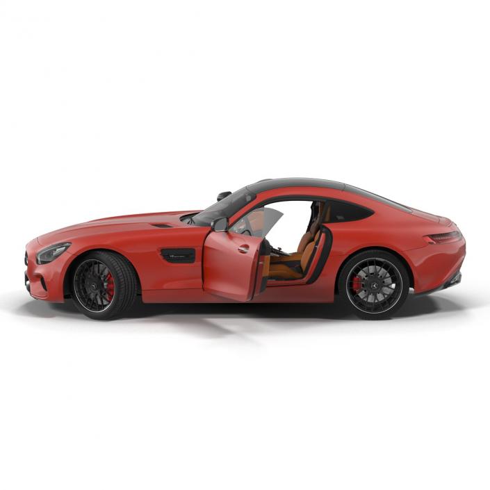 Mercedes Benz AMG GT 2016 Rigged 3D