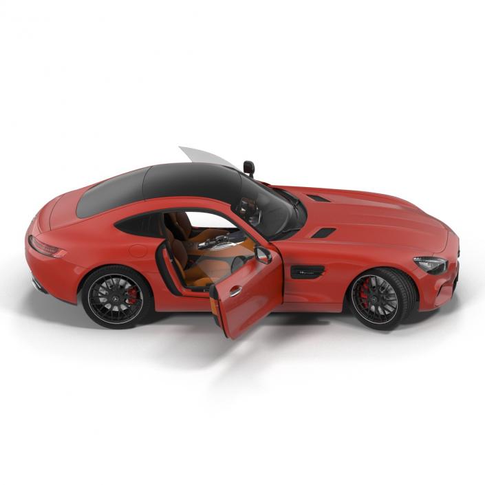 Mercedes Benz AMG GT 2016 Rigged 3D