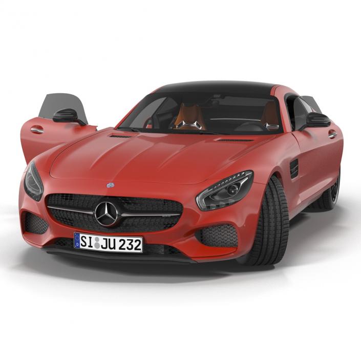 Mercedes Benz AMG GT 2016 Rigged 3D