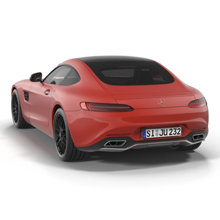 Mercedes Benz AMG GT 2016 Rigged 3D