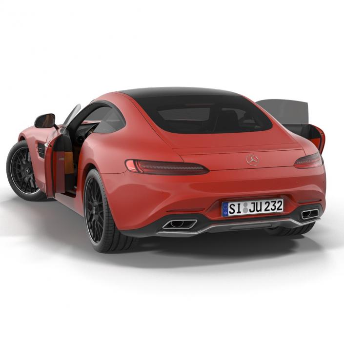 Mercedes Benz AMG GT 2016 Rigged 3D