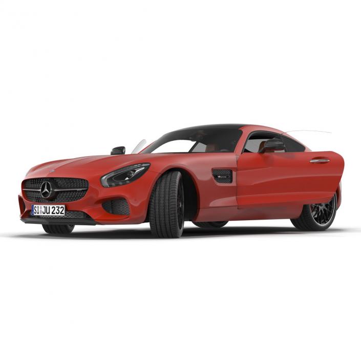 Mercedes Benz AMG GT 2016 Rigged 3D