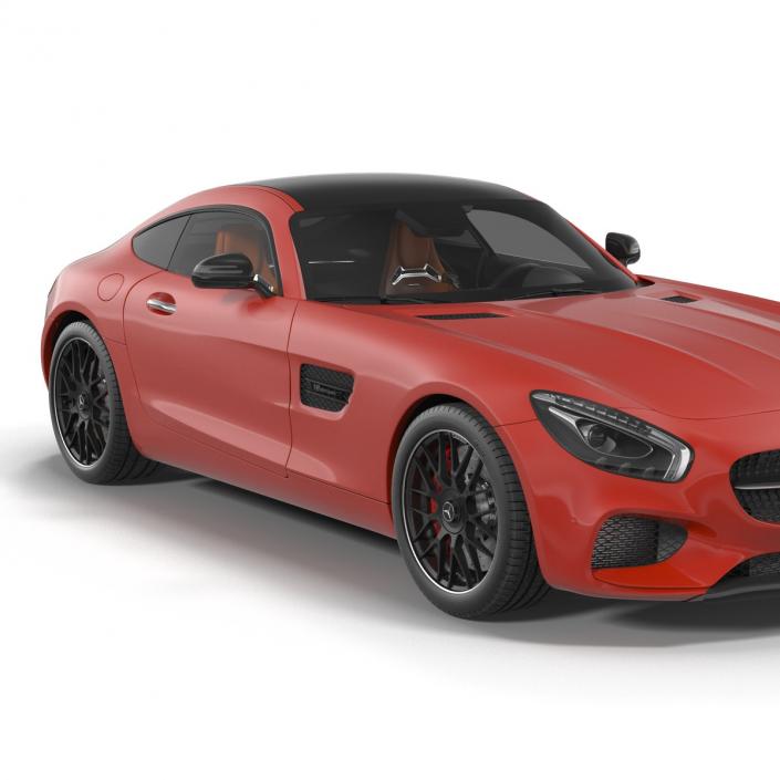 Mercedes Benz AMG GT 2016 Rigged 3D