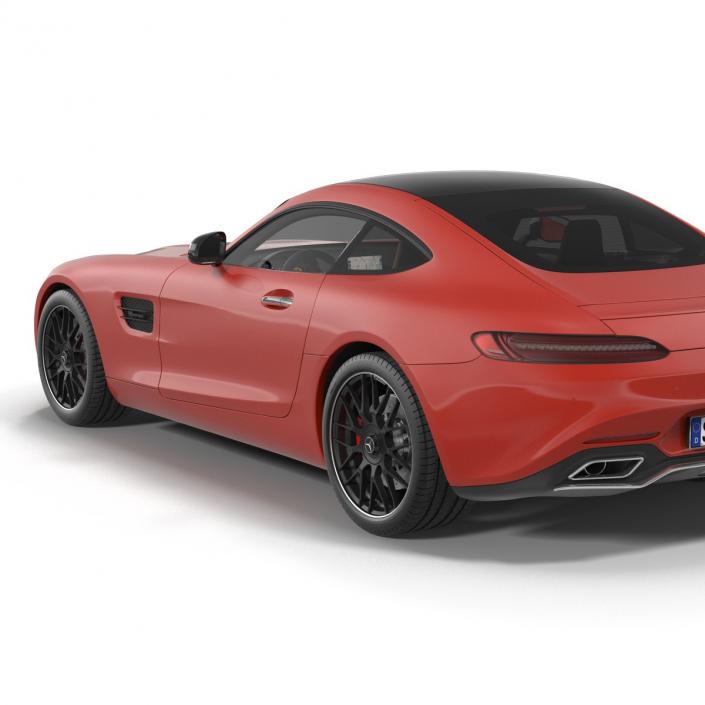 Mercedes Benz AMG GT 2016 Rigged 3D