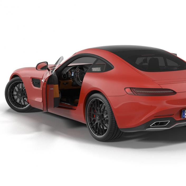 Mercedes Benz AMG GT 2016 Rigged 3D