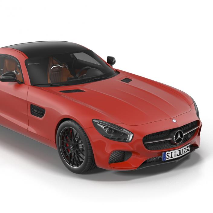 Mercedes Benz AMG GT 2016 Rigged 3D