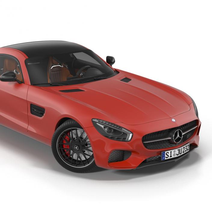 Mercedes Benz AMG GT 2016 Rigged 3D