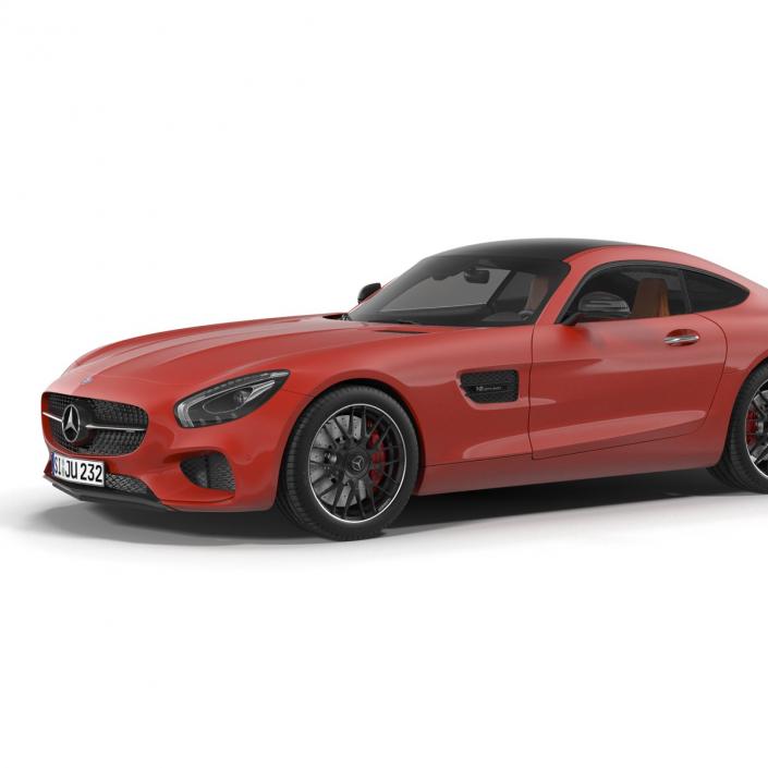 Mercedes Benz AMG GT 2016 Rigged 3D