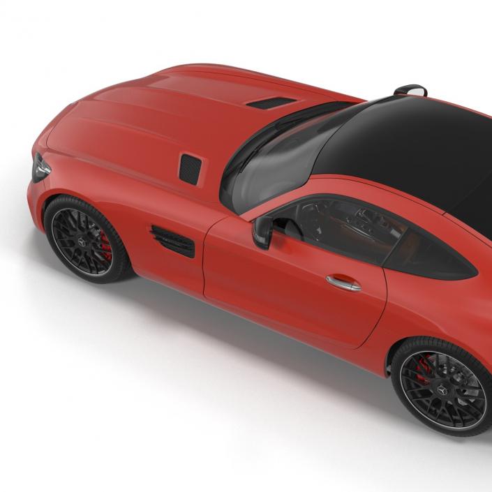 Mercedes Benz AMG GT 2016 Rigged 3D