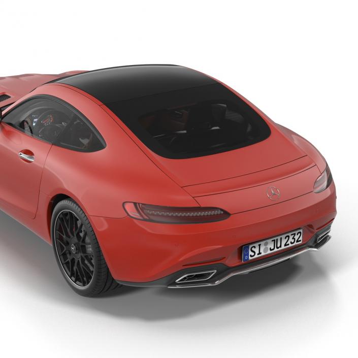 Mercedes Benz AMG GT 2016 Rigged 3D