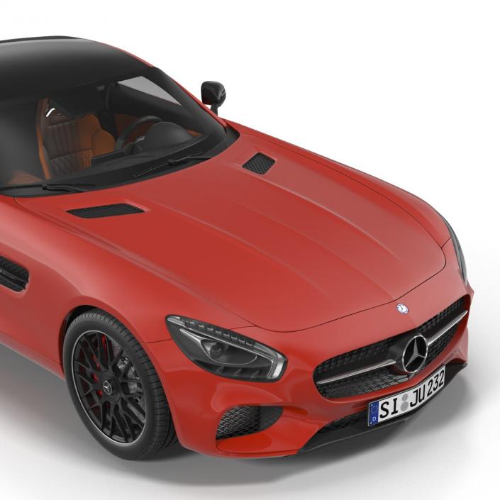 Mercedes Benz AMG GT 2016 Rigged 3D