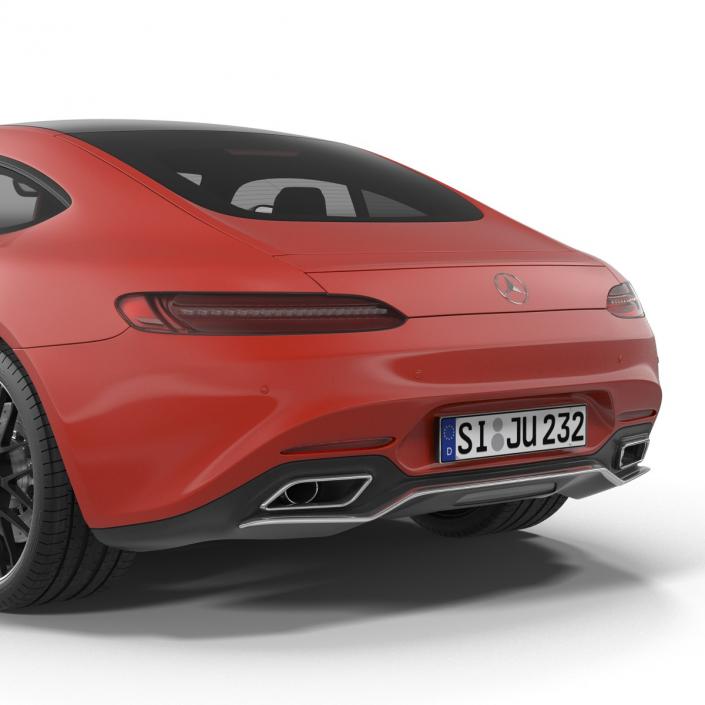 Mercedes Benz AMG GT 2016 Rigged 3D