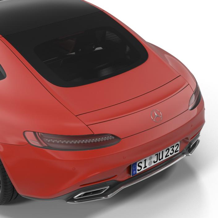 Mercedes Benz AMG GT 2016 Rigged 3D