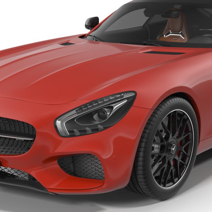 Mercedes Benz AMG GT 2016 Rigged 3D