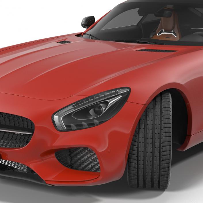 Mercedes Benz AMG GT 2016 Rigged 3D