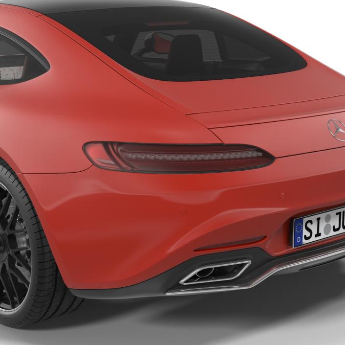 Mercedes Benz AMG GT 2016 Rigged 3D