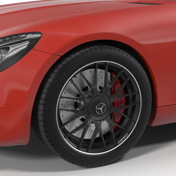 Mercedes Benz AMG GT 2016 Rigged 3D