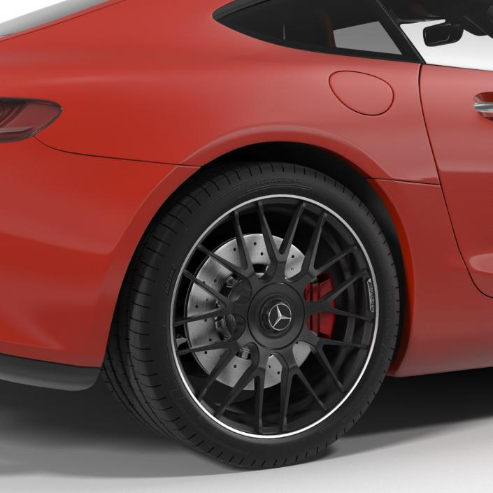 Mercedes Benz AMG GT 2016 Rigged 3D