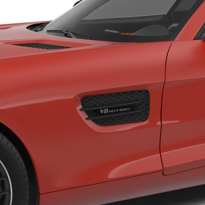 Mercedes Benz AMG GT 2016 Rigged 3D