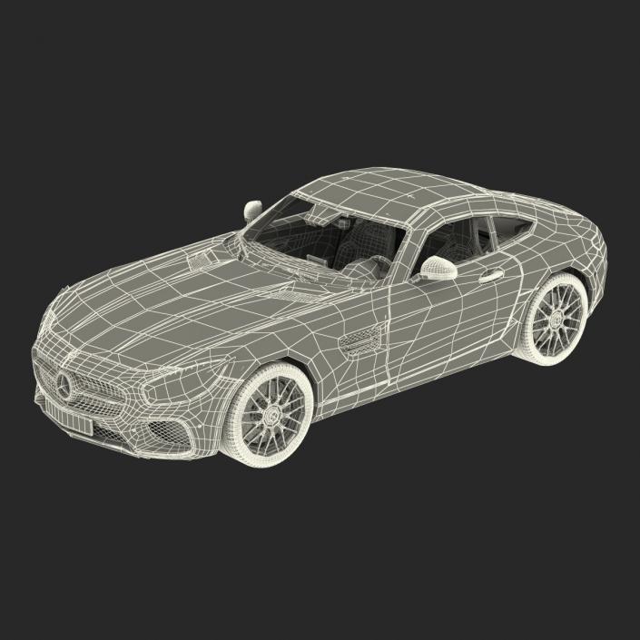 Mercedes Benz AMG GT 2016 Rigged 3D