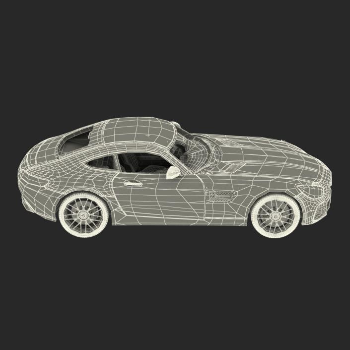 Mercedes Benz AMG GT 2016 Rigged 3D