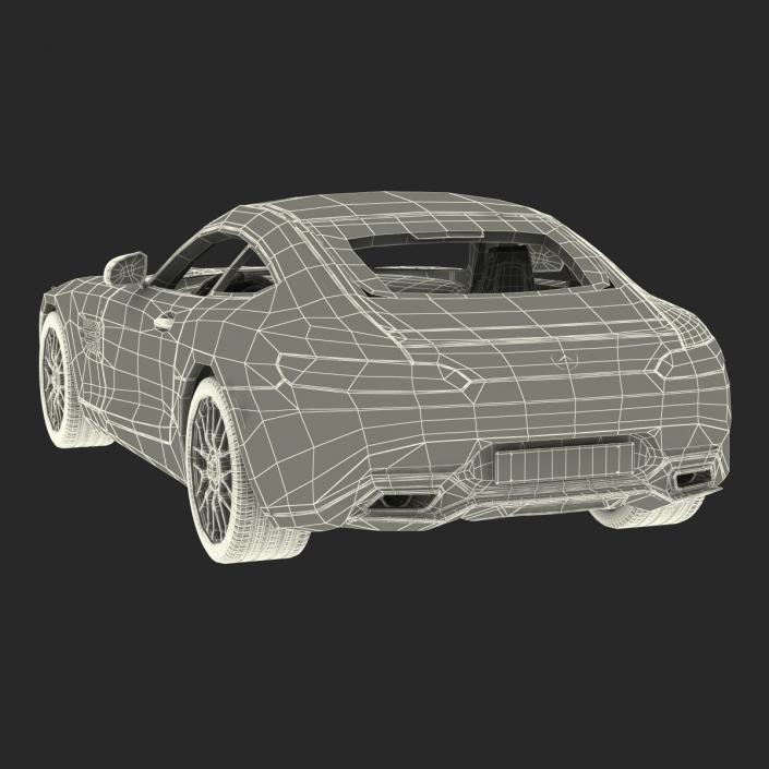 Mercedes Benz AMG GT 2016 Rigged 3D