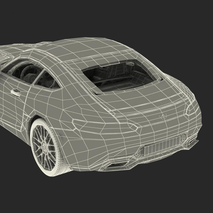 Mercedes Benz AMG GT 2016 Rigged 3D