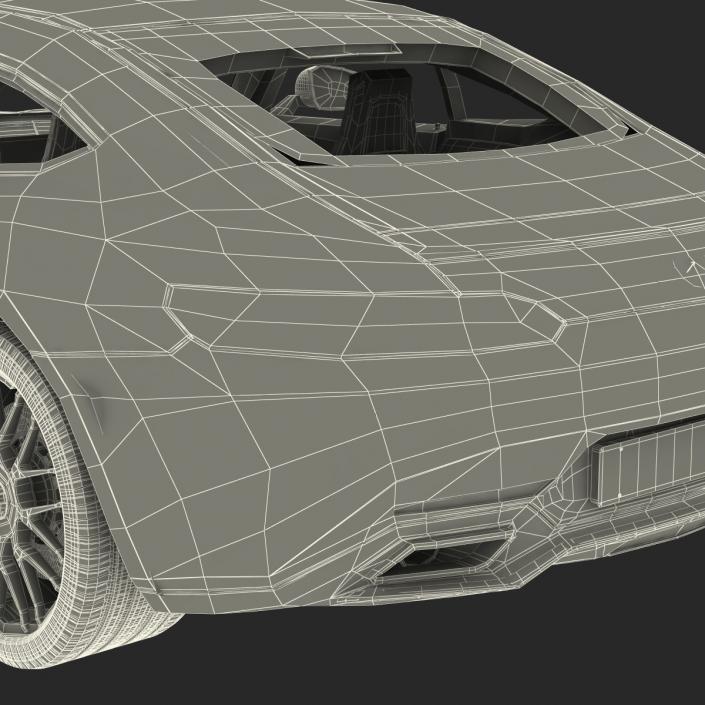 Mercedes Benz AMG GT 2016 Rigged 3D