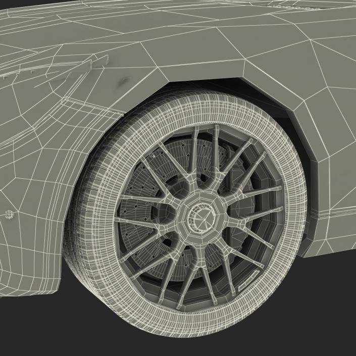 Mercedes Benz AMG GT 2016 Rigged 3D