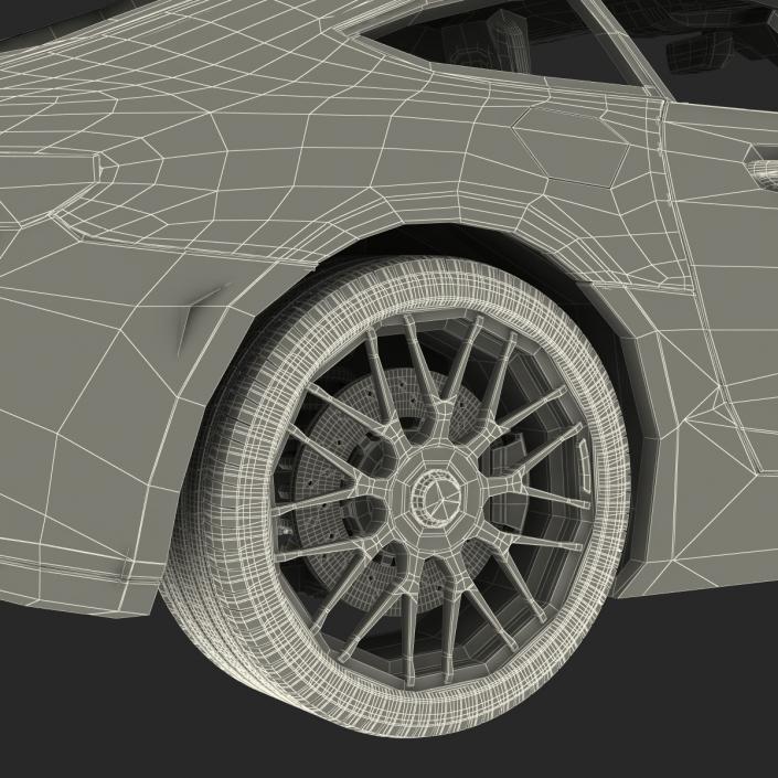 Mercedes Benz AMG GT 2016 Rigged 3D