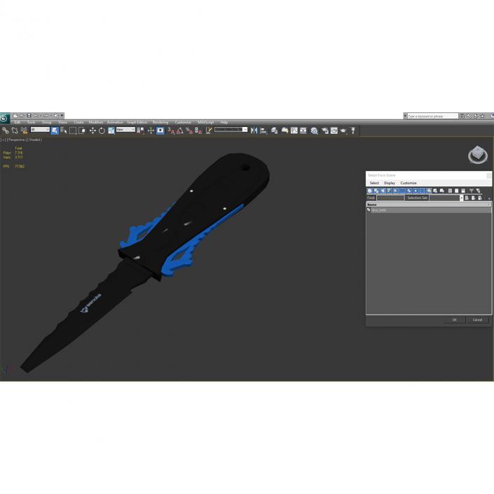 3D model Dive Knife