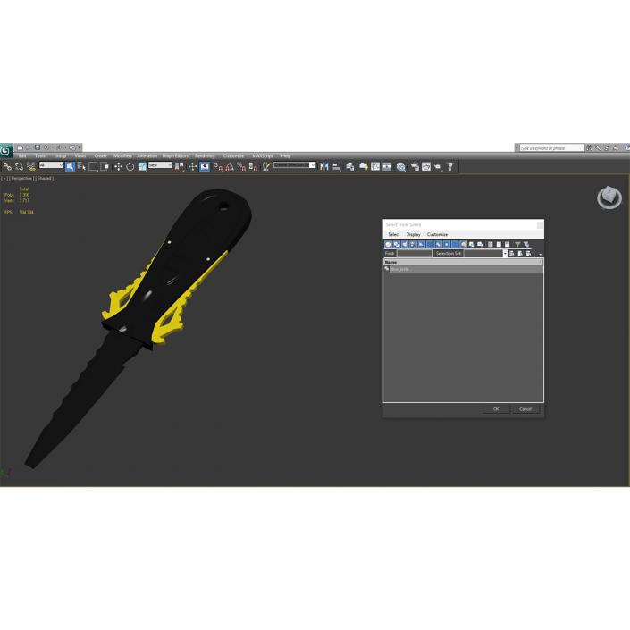 3D Dive Knife Generic model