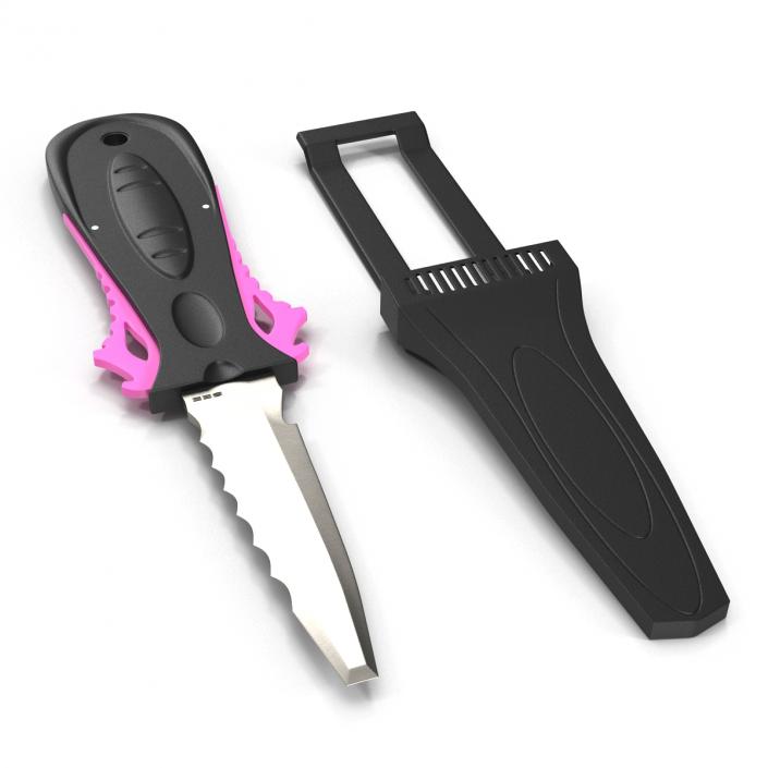 Dive Knife Generic Set 3D