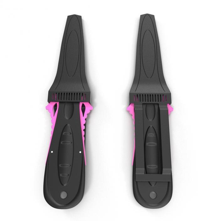 Dive Knife Generic Set 3D