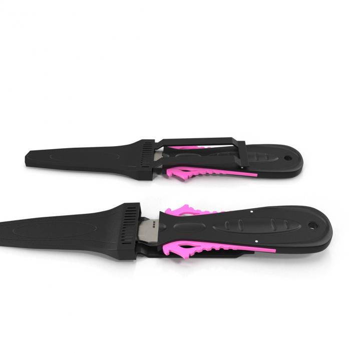 Dive Knife Generic Set 3D