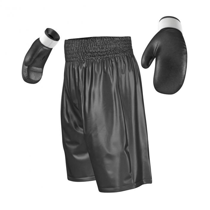 Boxing Gear Black 2 3D model