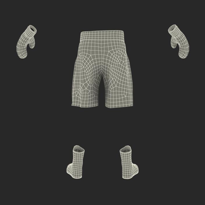 Boxing Gear Black 2 3D model